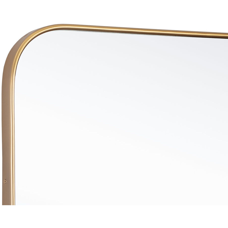 Calabasas 40 X 36 inch Brass Wall Mirror